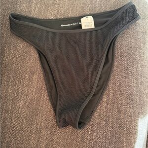 Abercrombie NWT Black Bikini Bottom